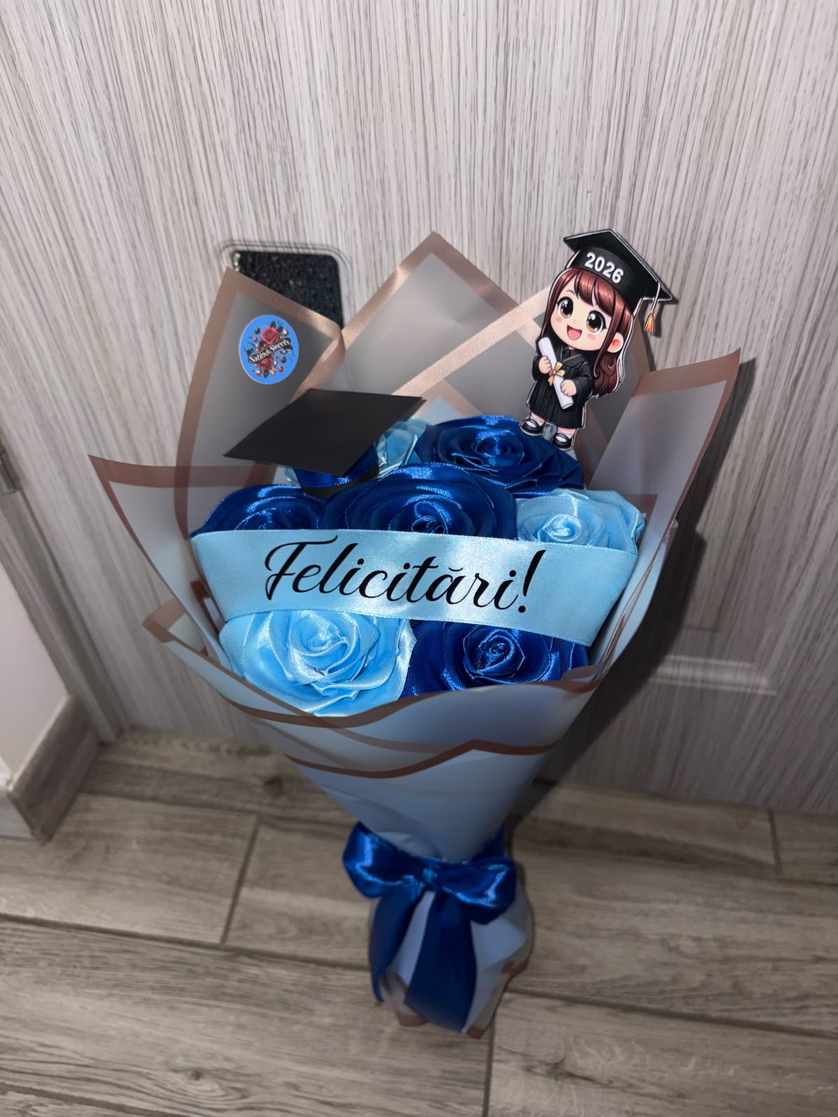 Buchet Absolvire Mini 7 Blue Fusion