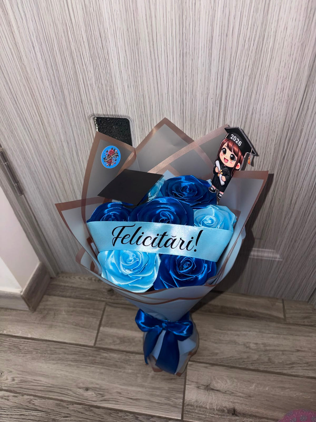Buchet Absolvire Mini 7 Blue Fusion