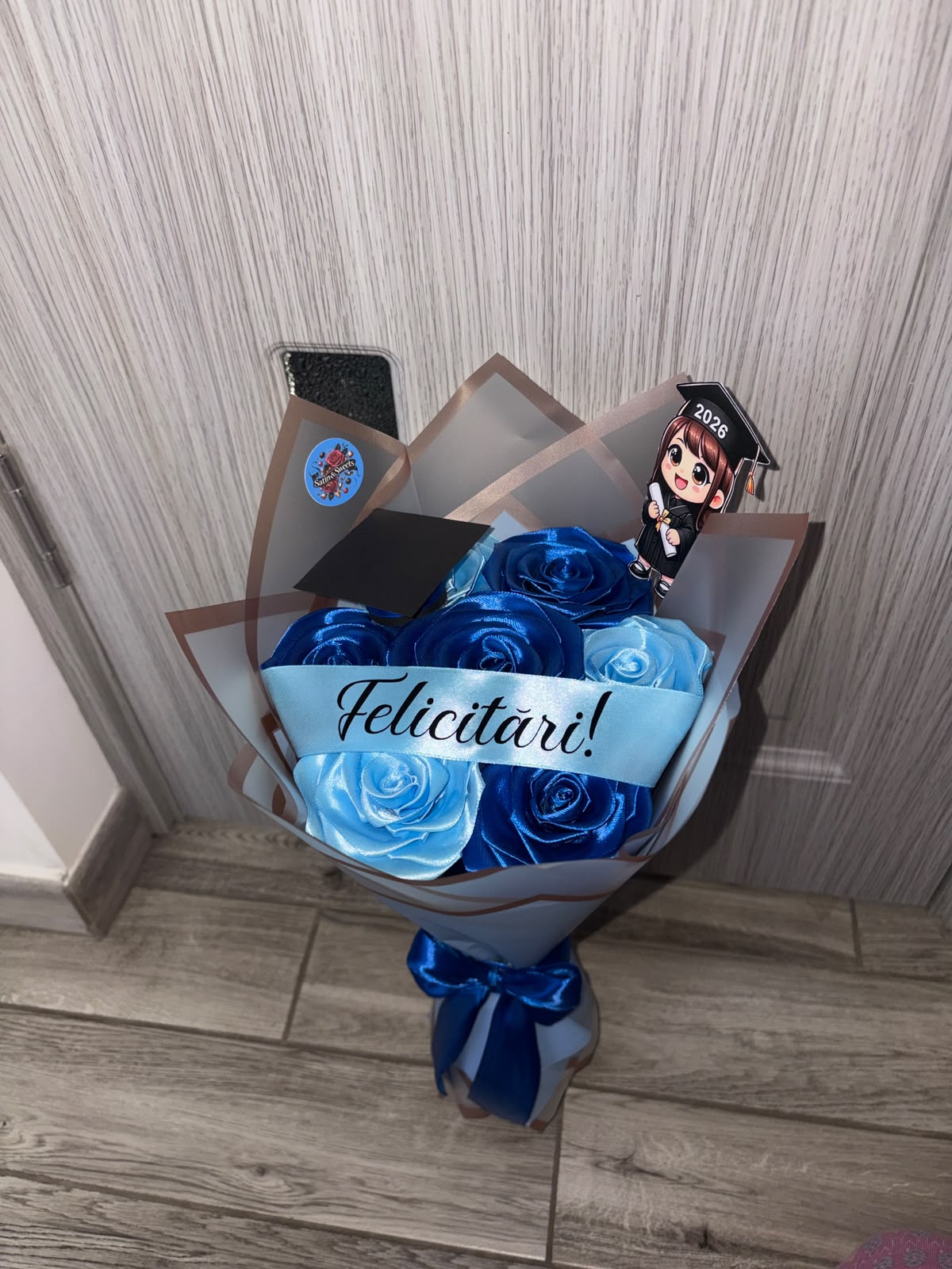 Buchet Absolvire Mini 7 Blue Fusion