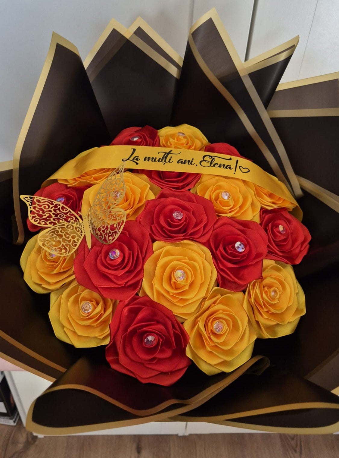 Buchet Diamond Honey Red