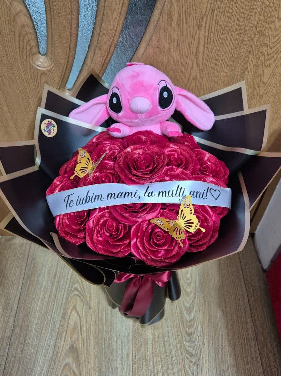 Buchet Angel Glamour Burgundy