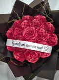 Buchet 17 Glamour Burgundy