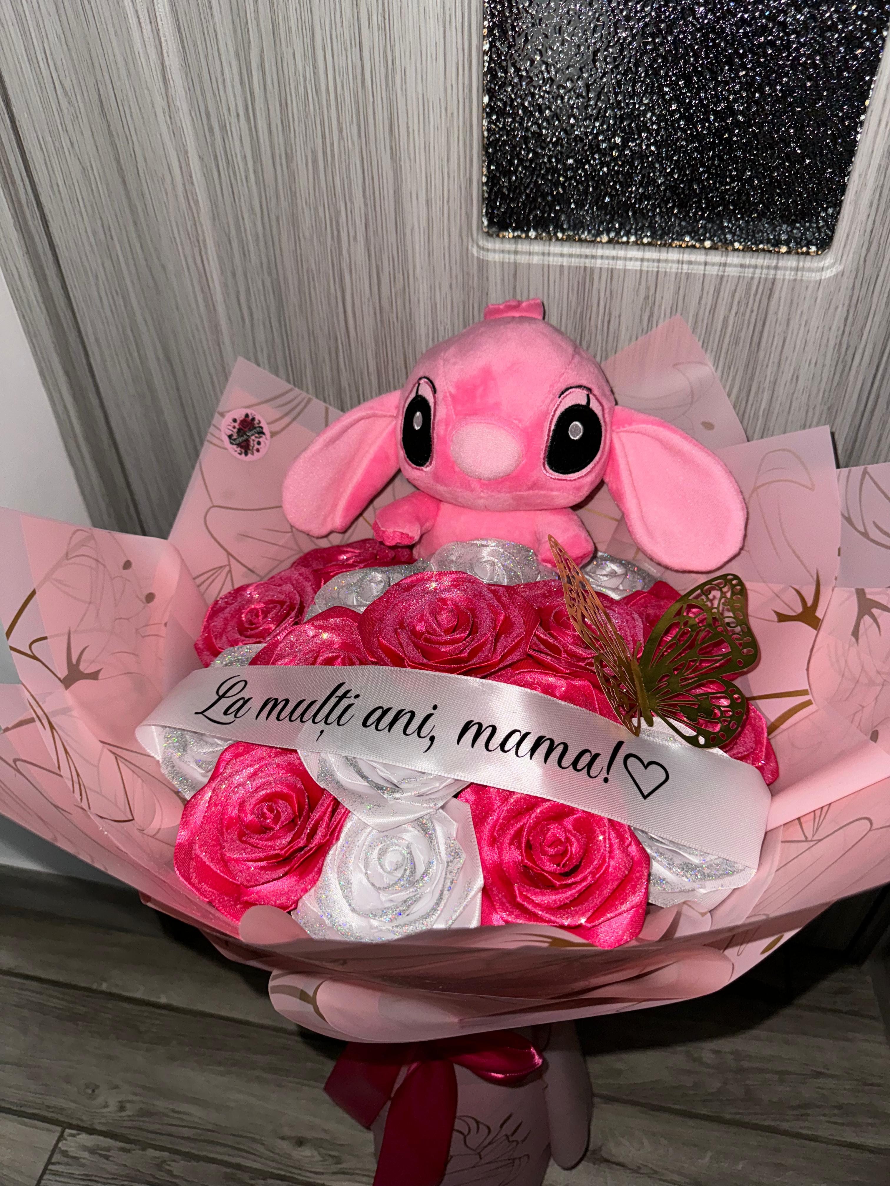 Buchet Angel Diamond Fucsia