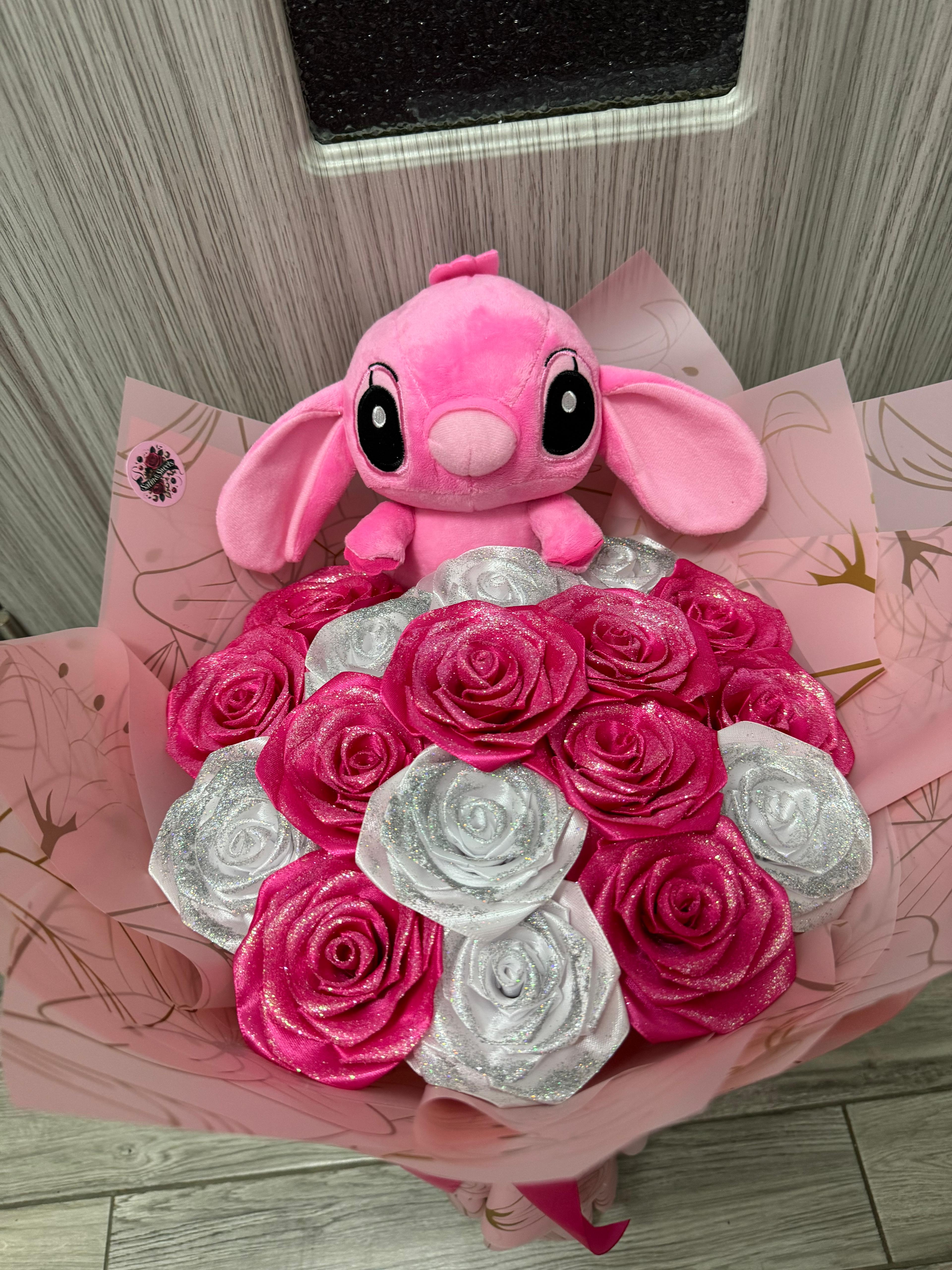 Buchet Angel Diamond Fucsia