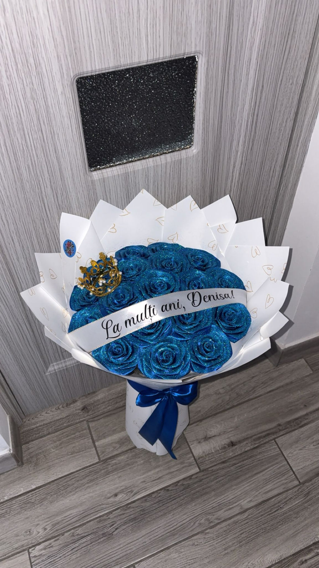Buchet Royal Blue Queen