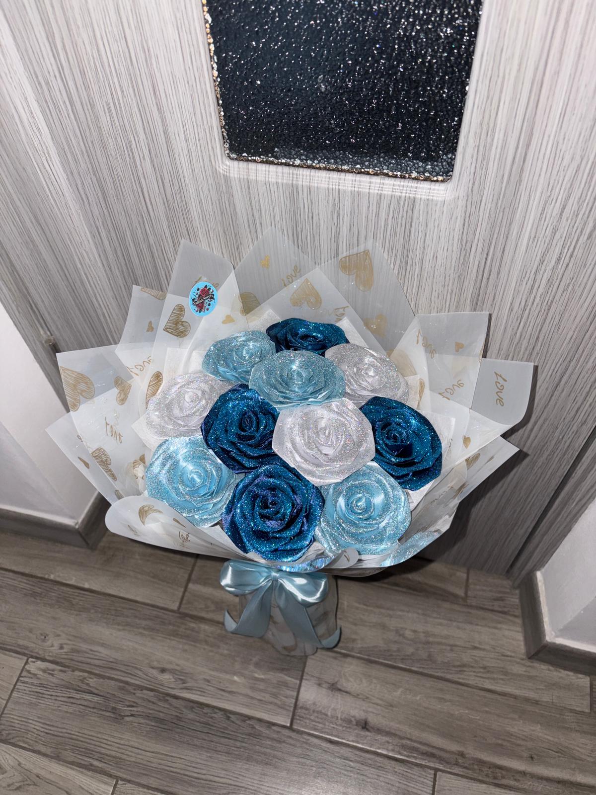 Buchet Diamond Blue