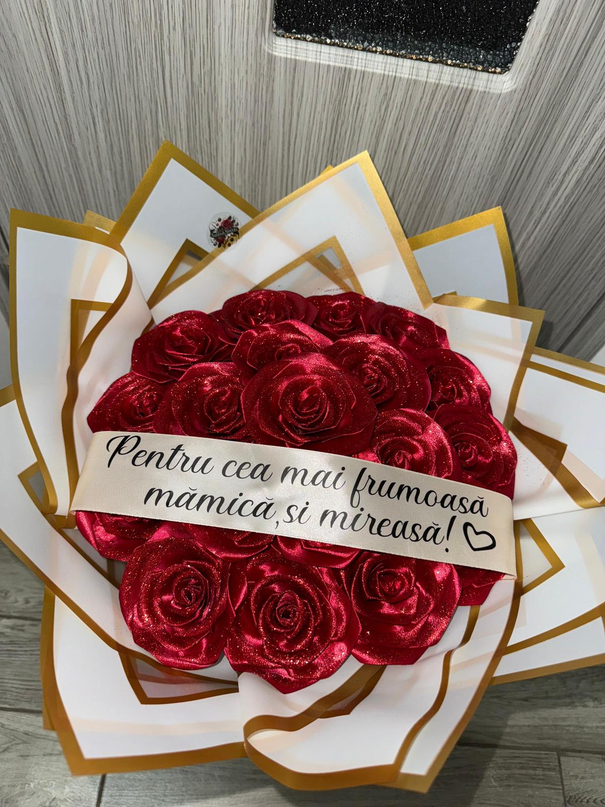 Buchet 19 Glamour Burgundy