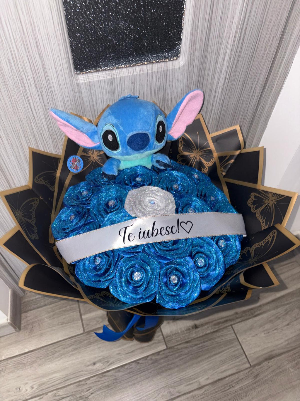 Buchet Stitch Blue Sparkle