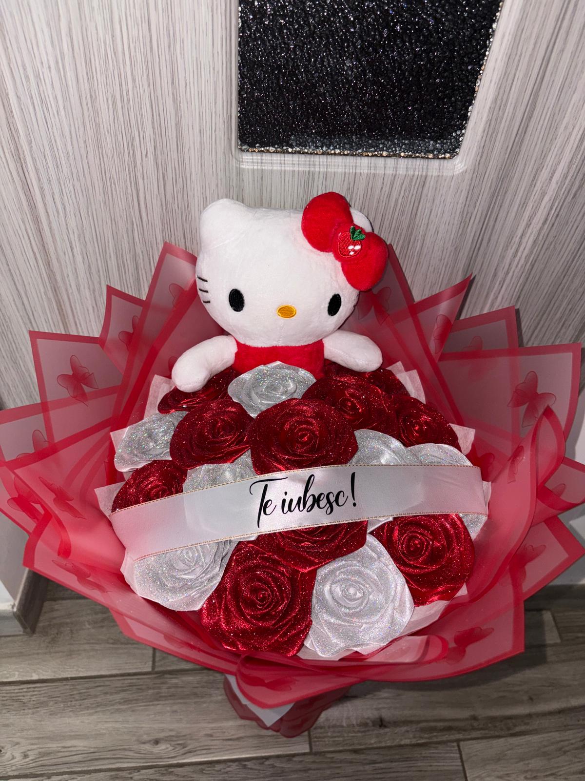 Buchet Hello Kitty Diamond Red