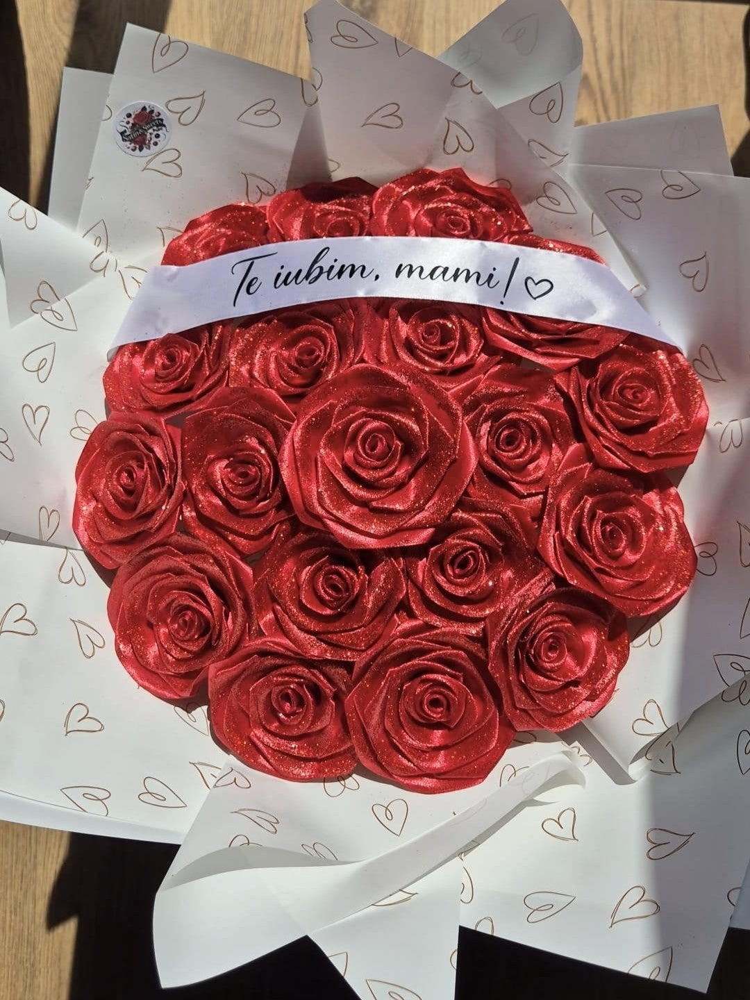 Buchet 19 Glamour Burgundy