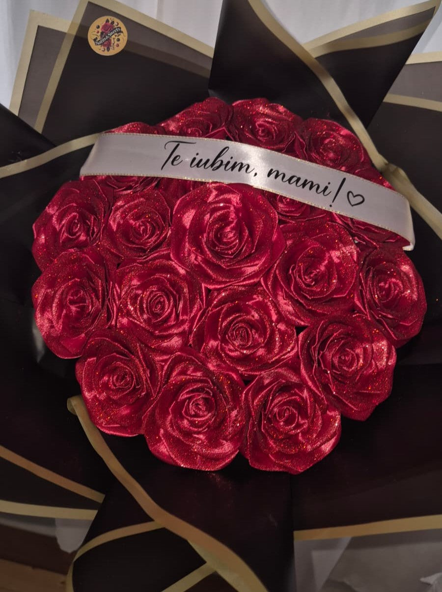 Buchet 19 Glamour Burgundy