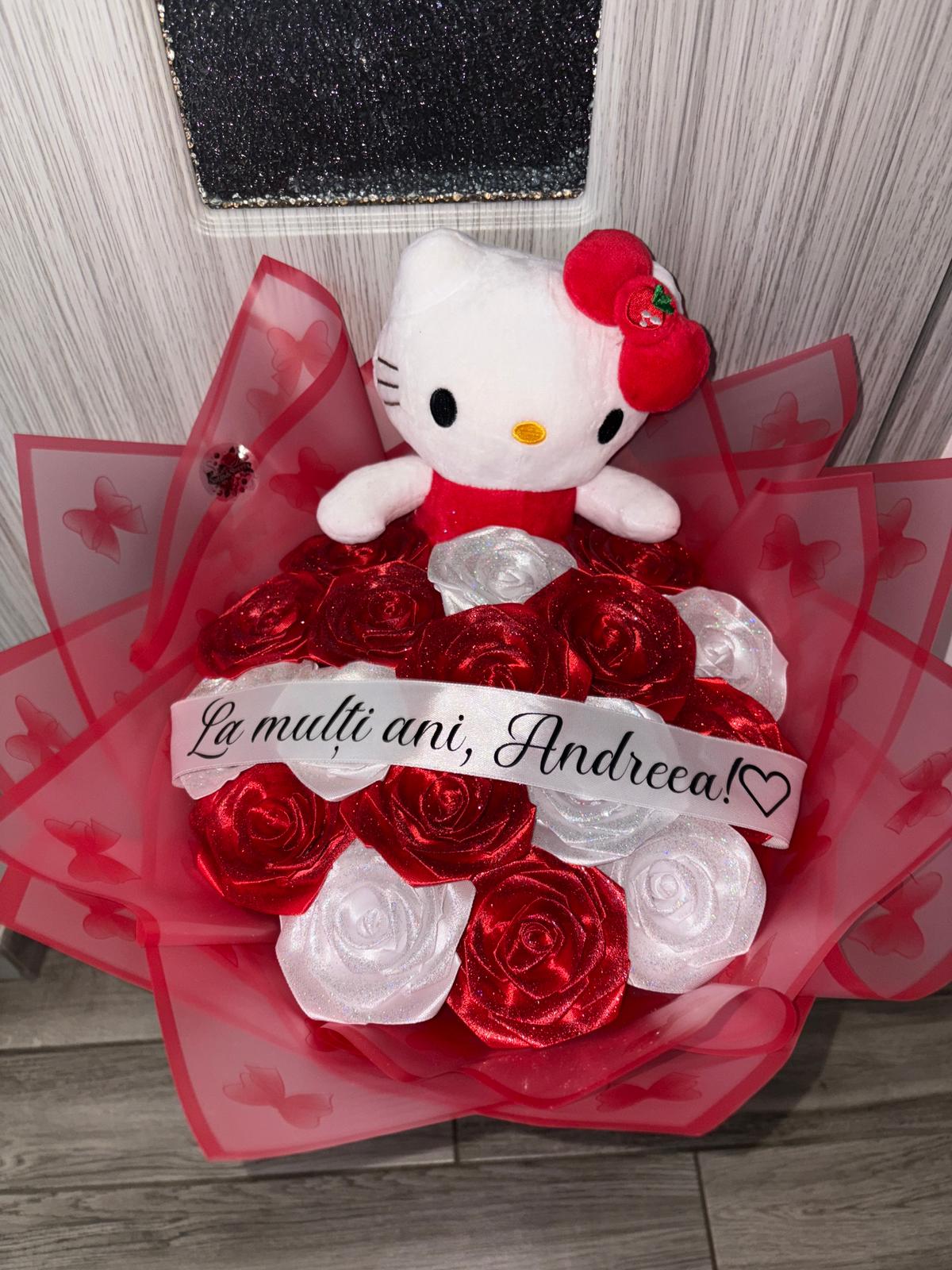 Buchet Hello Kitty Diamond Red