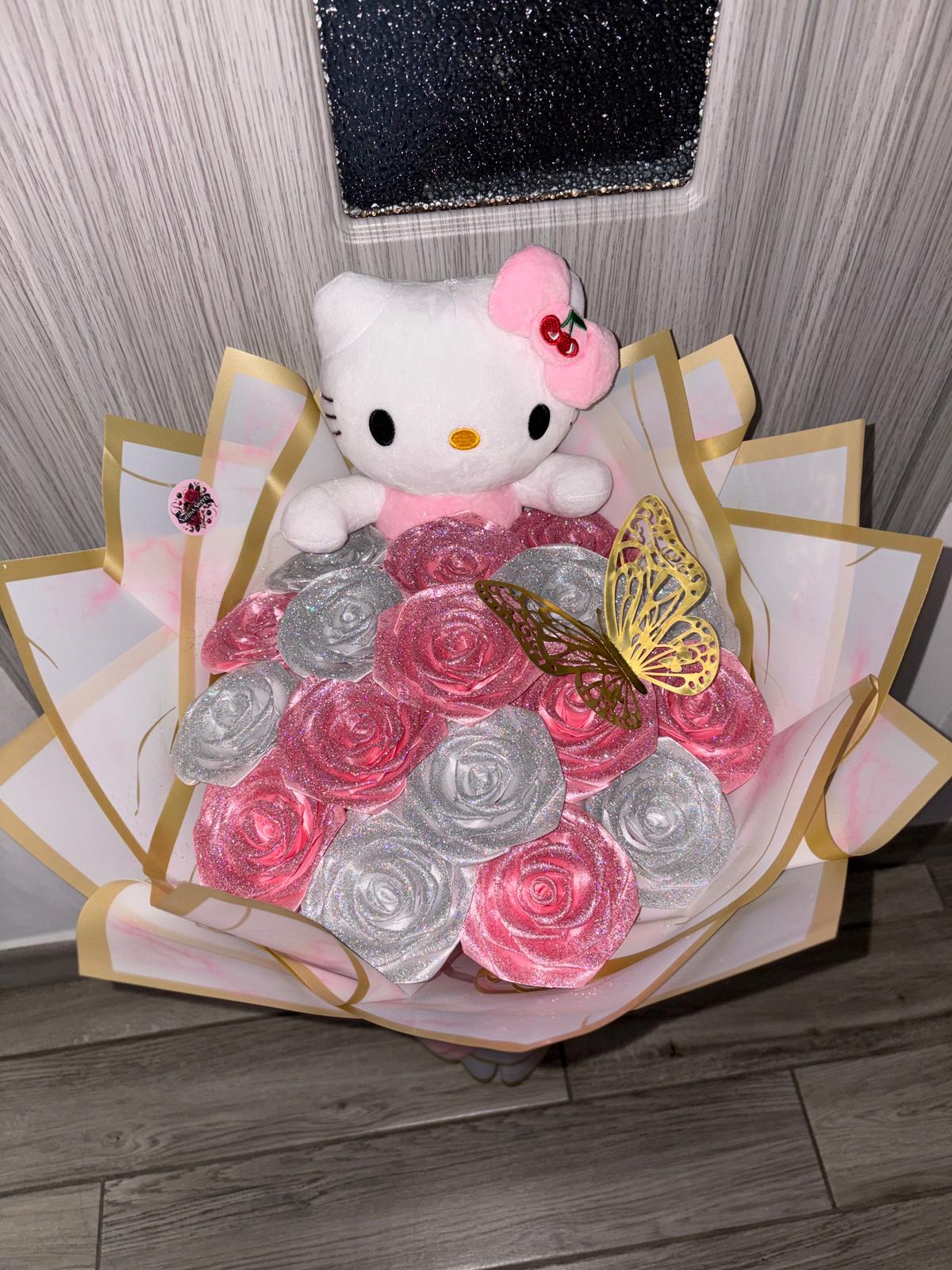 Buchet Hello Kitty Diamond Pink