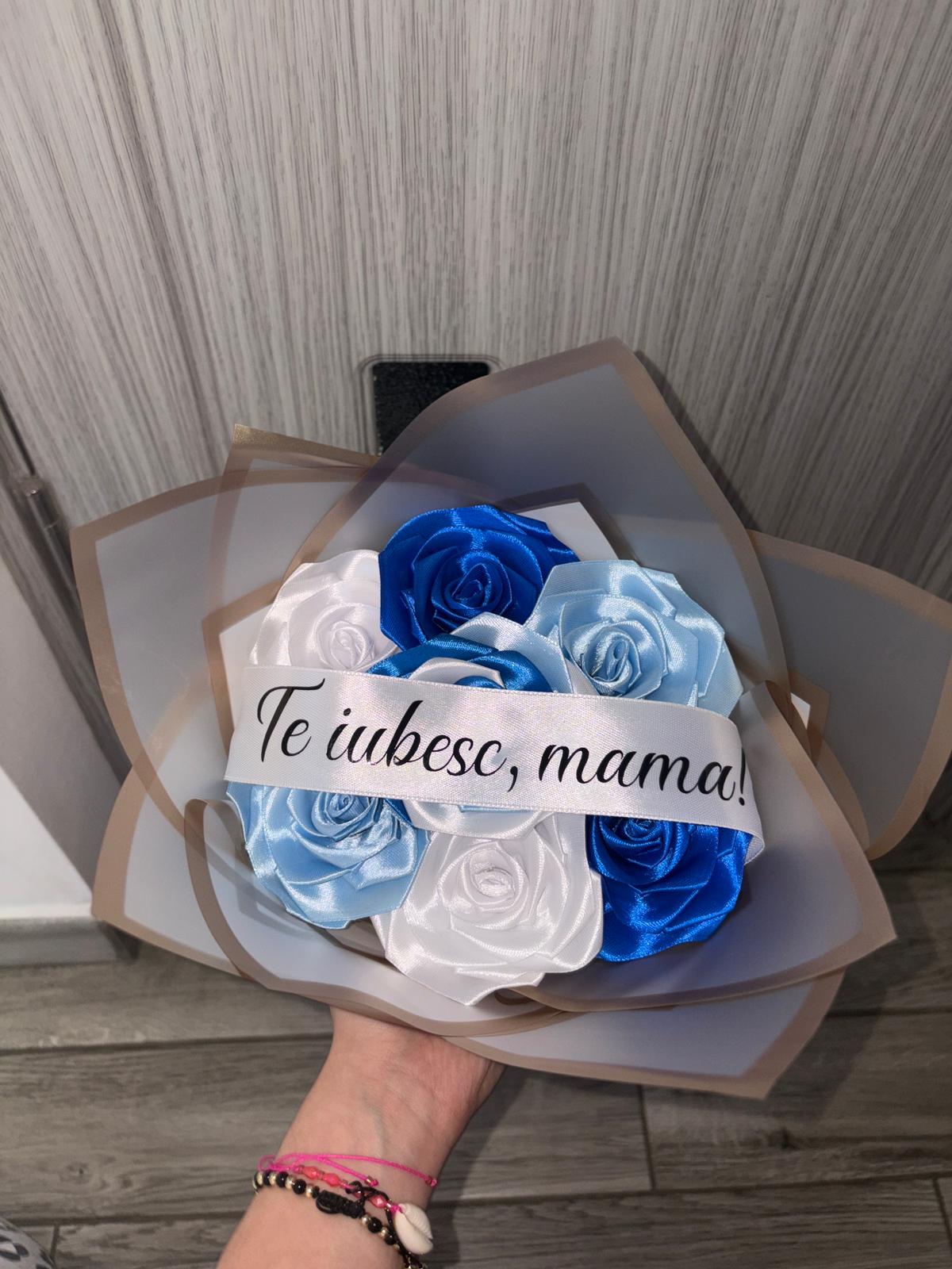 Buchet Mini 7 Diamond Blue