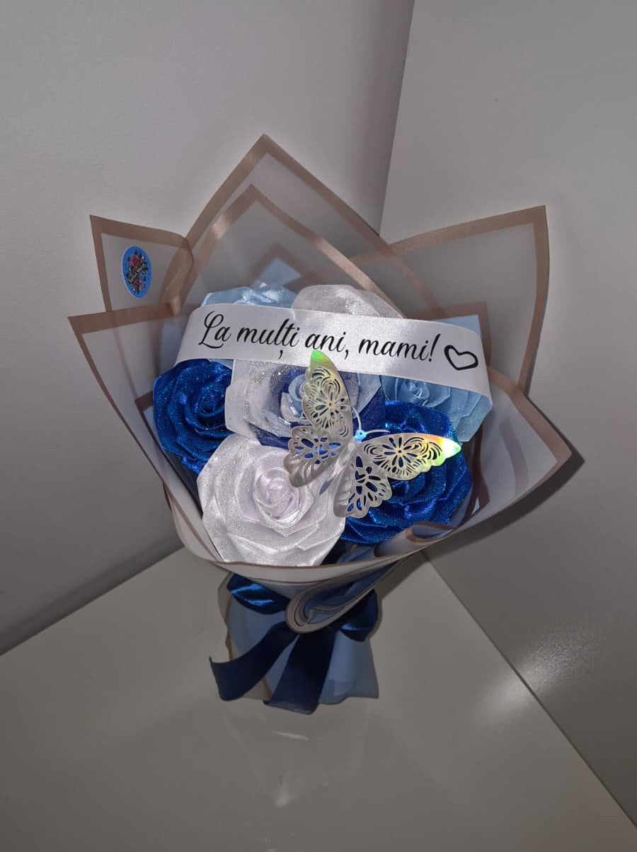 Buchet Mini 7 Diamond Blue