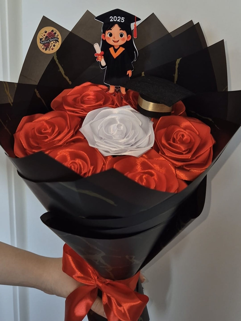 Buchet Absolvire Mini 7 Red Sparkle