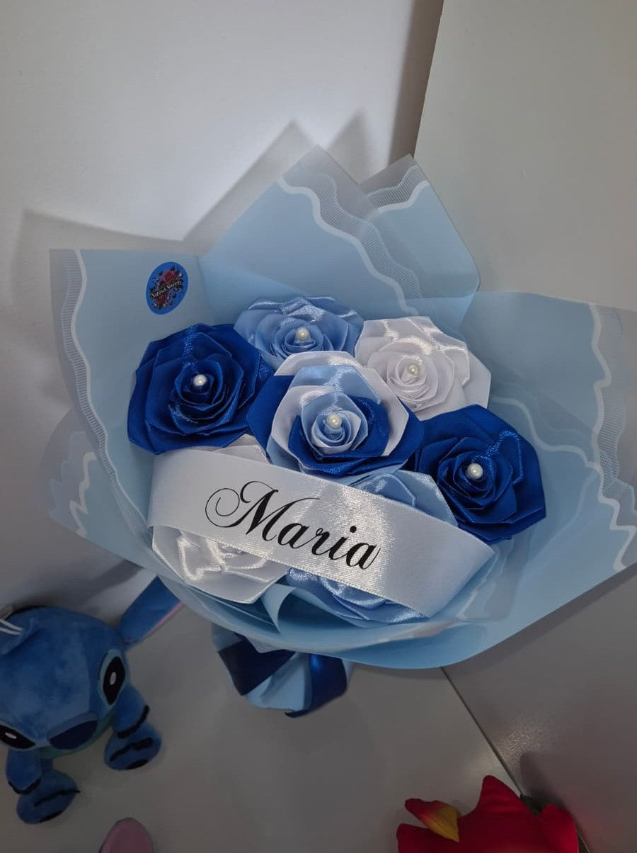 Buchet Mini 7 Diamond Blue
