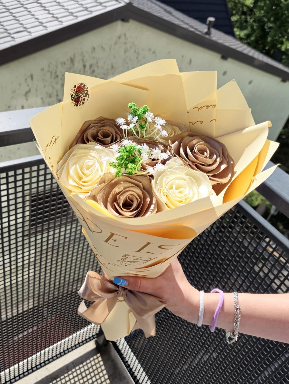 Buchet Mini 7 Champagne