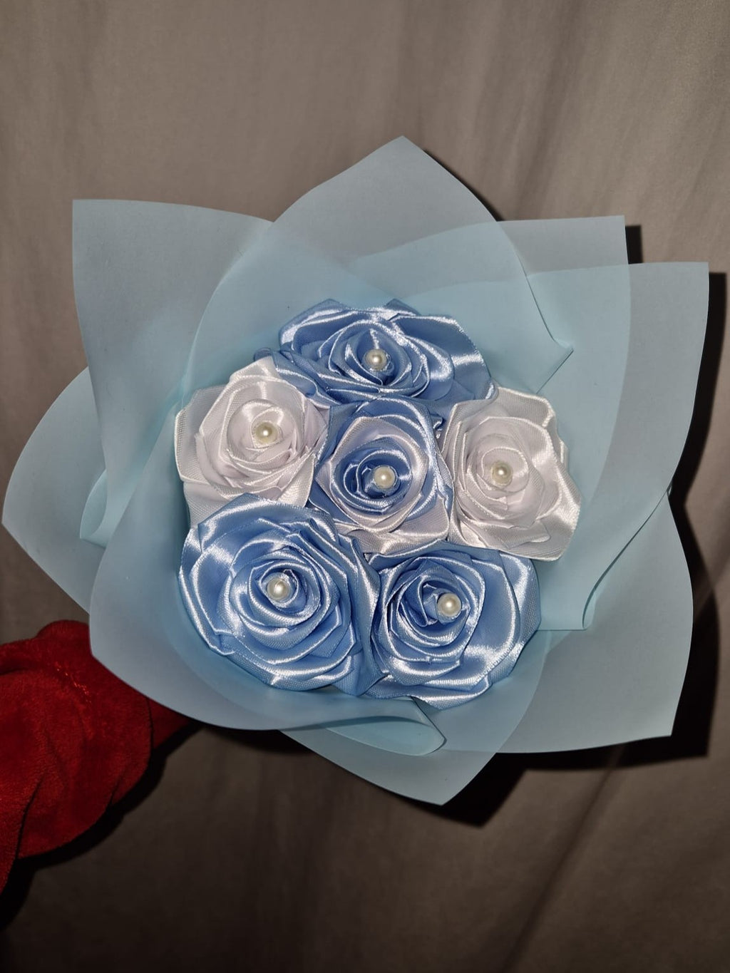 Buchet Mini 6 Diamond Baby Blue