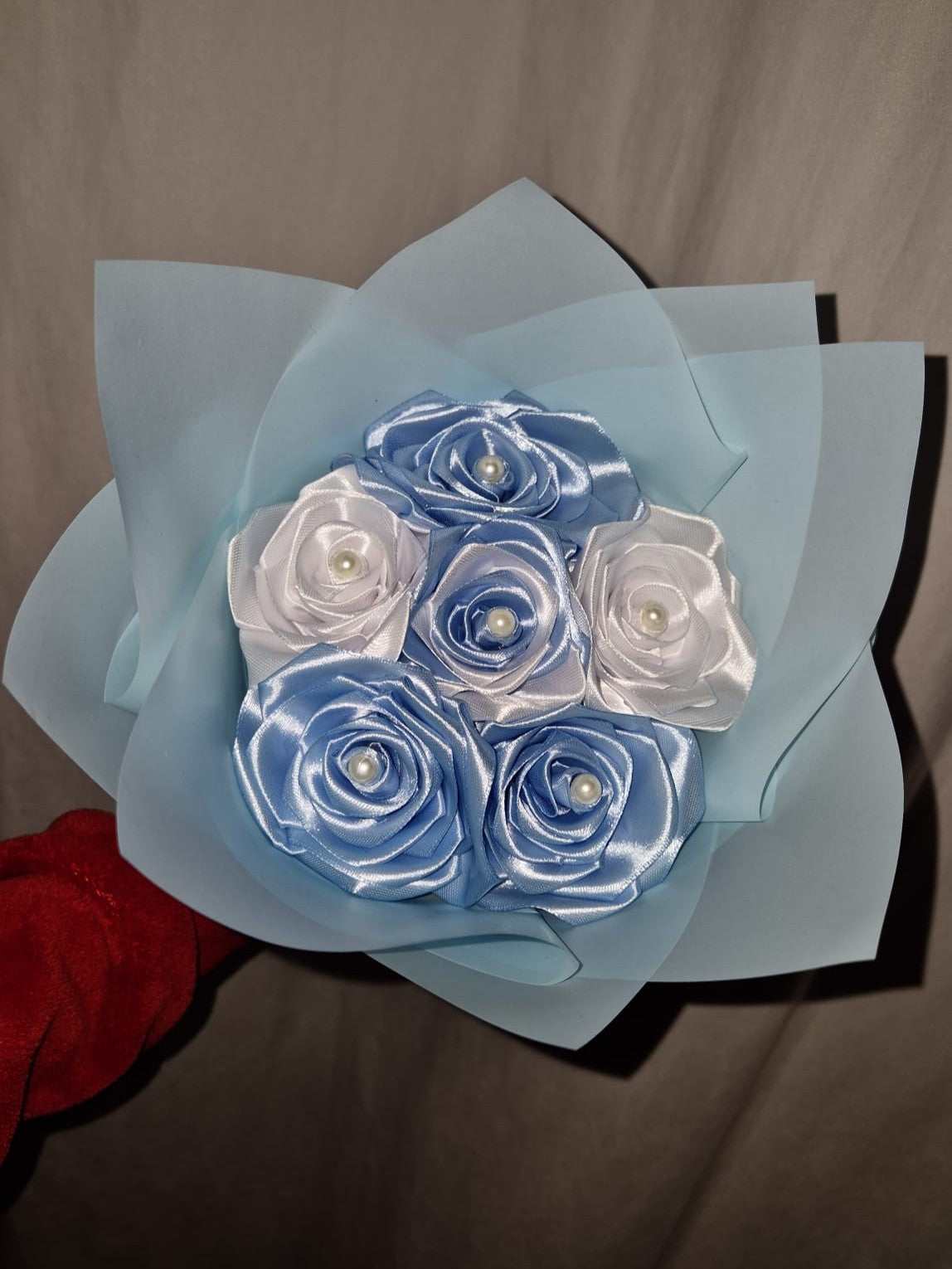 Buchet Mini 6 Diamond Baby Blue
