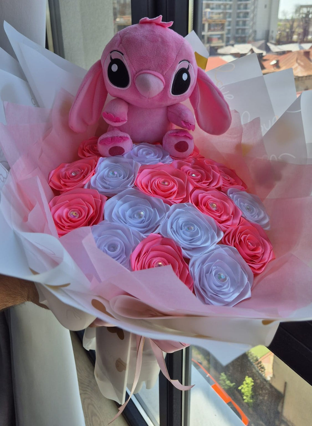 Buchet Angel Diamond Pink