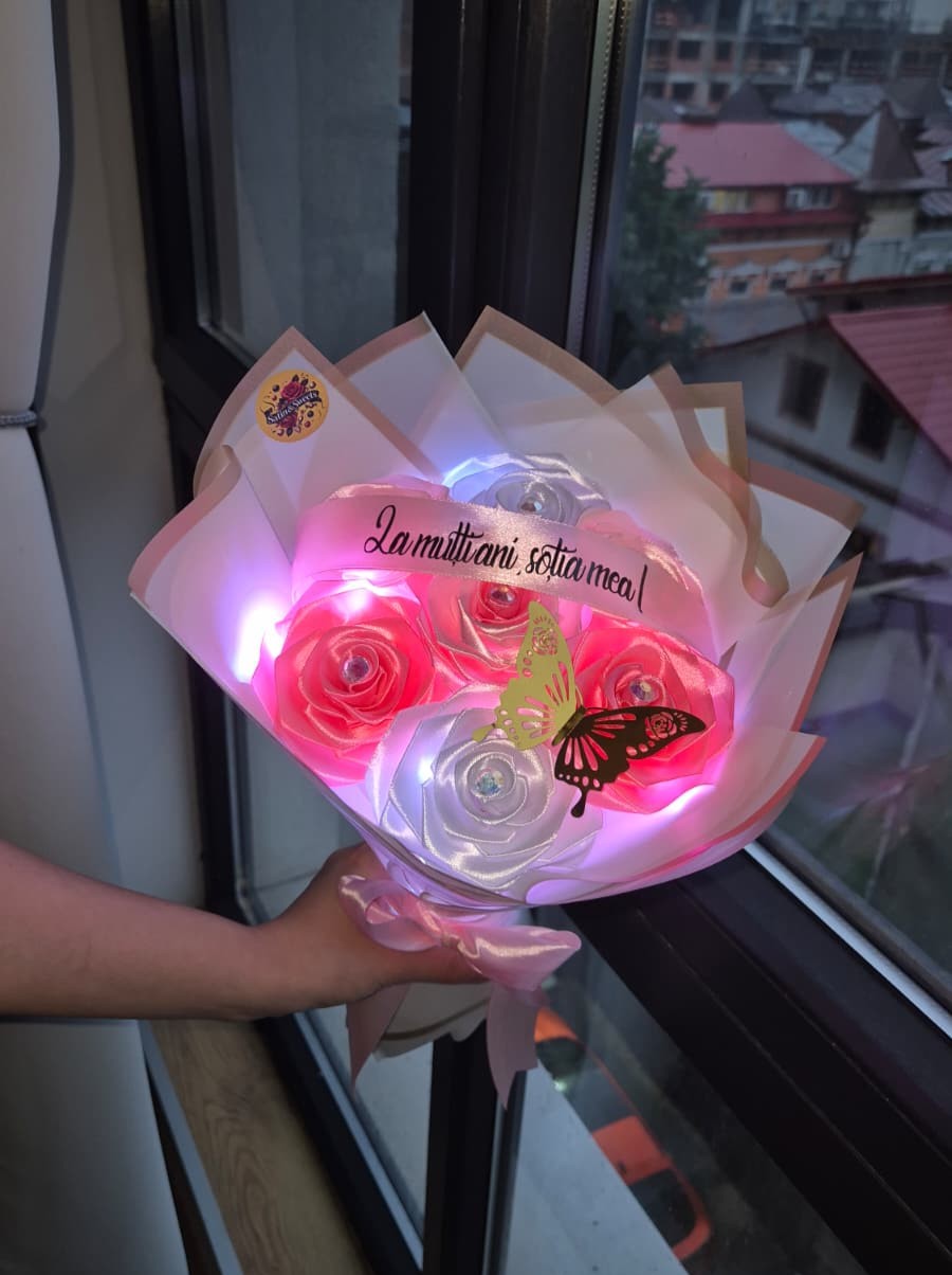Buchet Mini 7 Diamond Pink