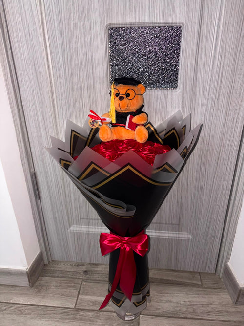 Buchet Absolvire Teddy Smart Clasic