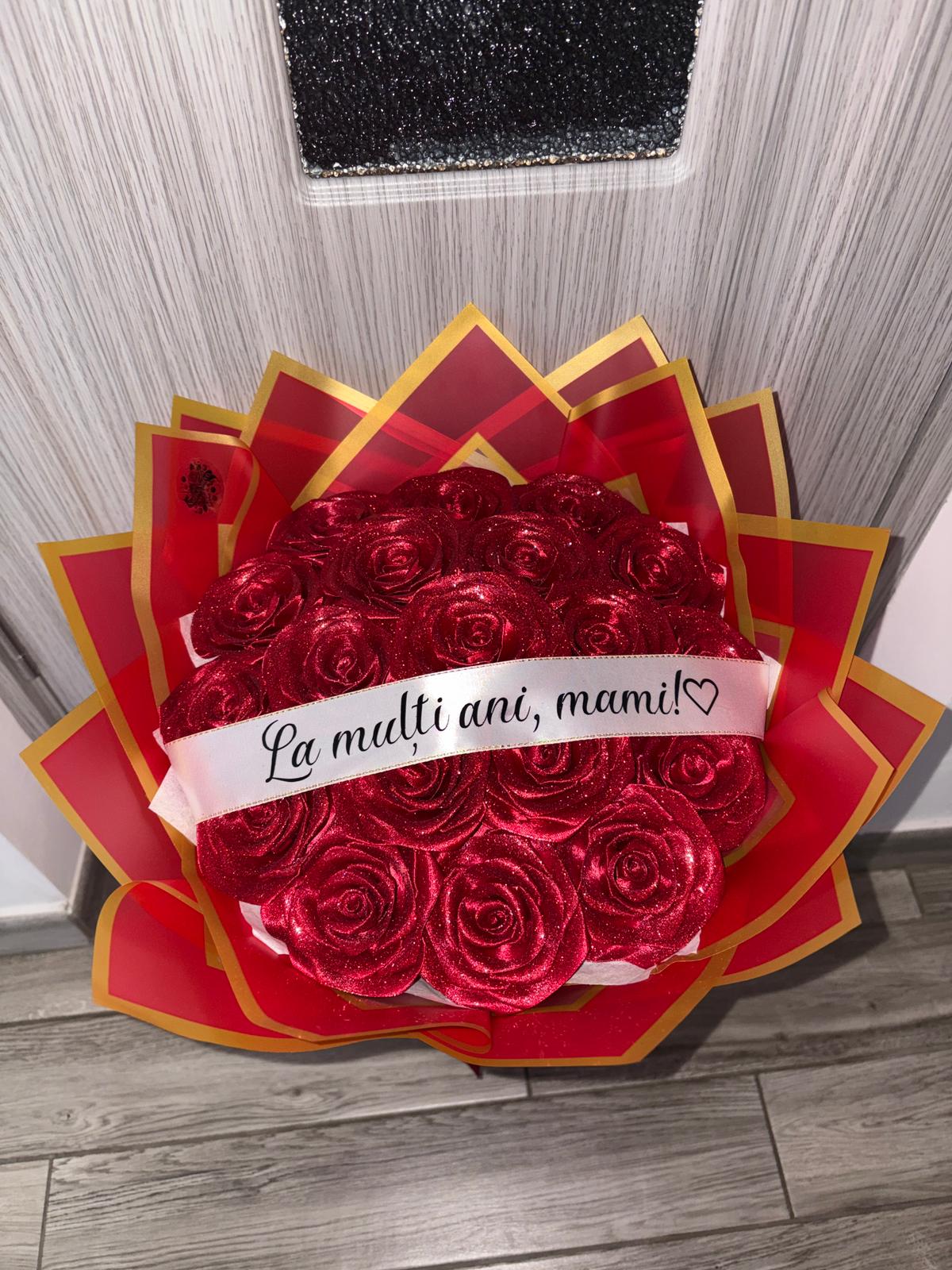 Buchet 19 Glamour Burgundy